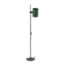 Lámpara de pie salón Faro Guadalupe E27 negro y verde 20034-81
