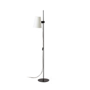 Lámpara de pie salón Faro Lupe E27 negro y beige 20034-88