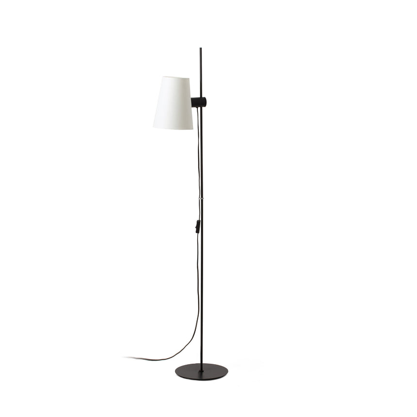 Faro LUPE Lámpara de pie negra/beige 20034-88