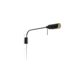 Lámpara de pared aplique Faro Martinica E27 LED negro 20040-133