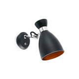 Faro RETRO Lámpara aplique negro y cobre 20049