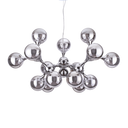 Lámpara colgante 15 bolas Ideal Lux Nodi cristal 15 luces Ø105cm E14 cromo — ref. 200491 (1)