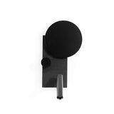 Lámpara de pared aplique Faro Klee izquierdo con lector LED negro texturizado 2700K 20059