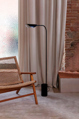 Lámpara de pie salón Faro Liggera G9 LED negro mate 20075