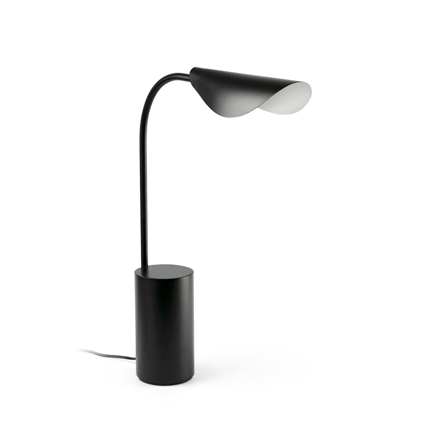 Lámpara de mesa grande Faro Liggera G9 LED negro mate 20076