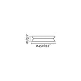 Lámpara de pared aplique Faro Tender LED gris claro 2700K Ø45cm 20092 - imagen 3