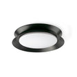 Lámpara de pared aplique Faro Tender LED negro mate 2700K Ø45cm 20093