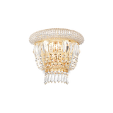 Aplique de pared Ideal Lux Dubai latón cristal y cerámica 2 luces 56W Ø25cm 201023
