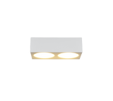 Aplique de pared Trio Mattone LED blanco 4000K 201104401