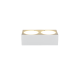 Aplique de pared Trio Mattone LED blanco 4000K 201104401