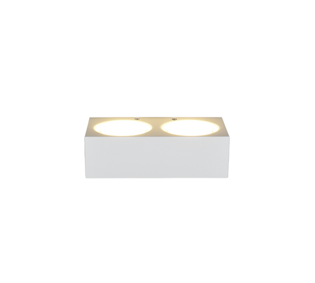 Aplique de pared Trio Mattone LED blanco 4000K 201104401