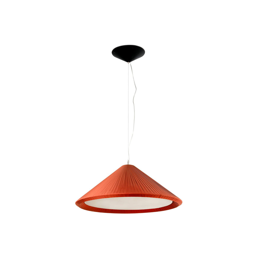 Lámpara de techo colgante Faro Saigon 3 luces E27 Ø70cm terracota — ref. 20118 (1)