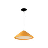 Lámpara de techo colgante Faro Saigon 3 luces E27 Ø70cm amarillo — ref. 20120 (1)