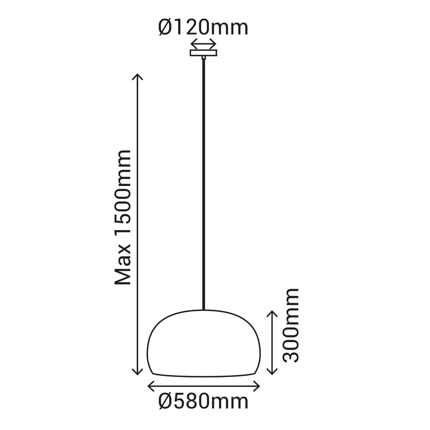 Sulion Nest Lámpara de techo de ratán con cable turquesa - NEST 201212