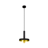 Faro WHIZZ Lámpara de techo colgante negro y oro satinado 20160