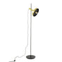 Lámpara de pie salón Faro Whizz E27 oro y negro — ref. 20164-96 (1)