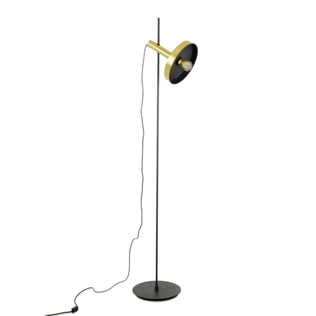 Lámpara de pie salón Faro Whizz E27 oro y negro — ref. 20164-96 (1)