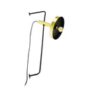 Lámpara de pared aplique Faro Whizz E27 oro y negro 20165-96