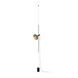 Faro WHIZZ Lámpara colgante/pie de salón negra/oro 20166-95