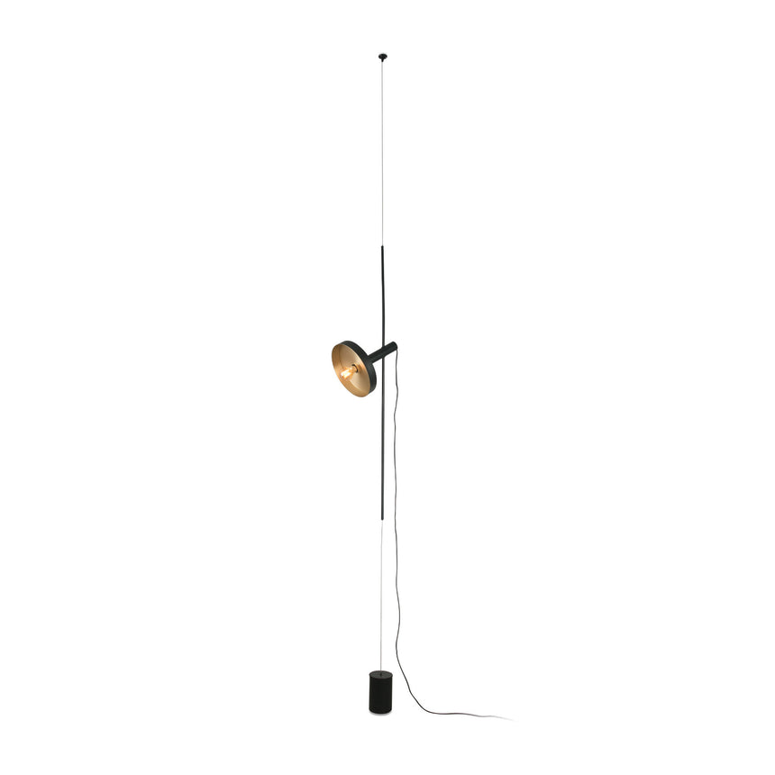 Faro WHIZZ Lámpara colgante/pie de salón negra/oro 20166-95