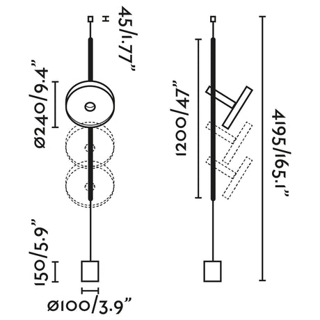 Faro 20166-95 - Dibujo técnico
