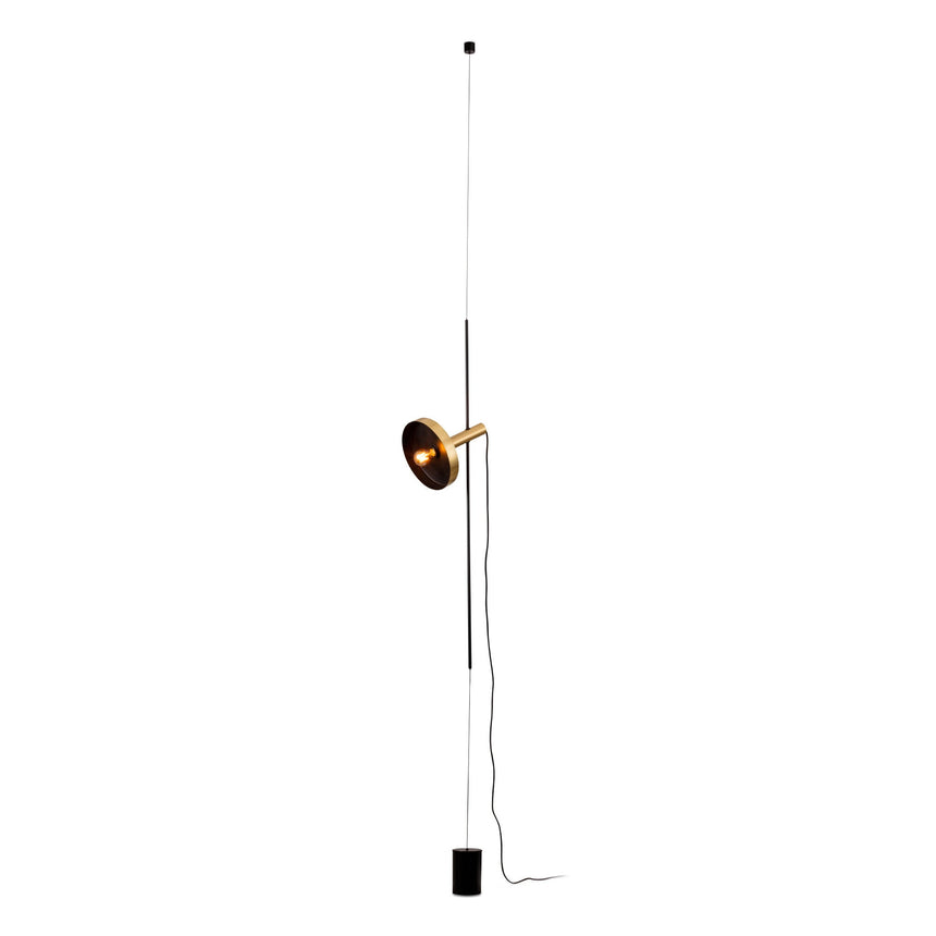 Lámpara de techo colgante Faro Whizz grande E27 oro y negro — ref. 20166-96 (1)