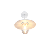 Aplique de exterior Trio Brenta LED blanco mate 2700K IP44 32cm 201760131