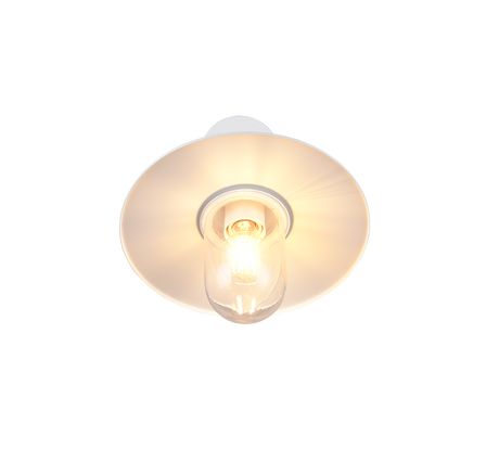 Aplique de exterior Trio Brenta LED blanco mate 2700K IP44 32cm 201760131