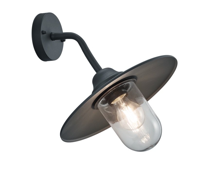 Aplique de exterior Trio Brenta antracita IP44 32cm 201760142