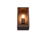 Aplique de exterior Trio Garonne LED rusty 2700K IP44 201860124