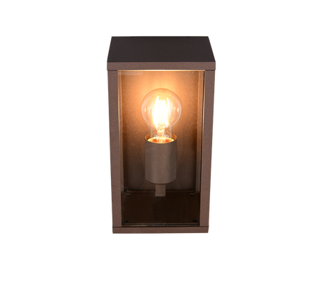 Aplique de exterior Trio Garonne LED rusty 2700K IP44 201860124