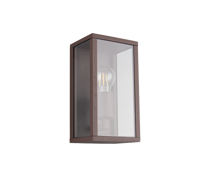 Aplique de exterior Trio Garonne LED rusty 2700K IP44 201860124