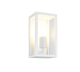 Aplique de exterior Trio Garonne blanco mate IP44 201860131