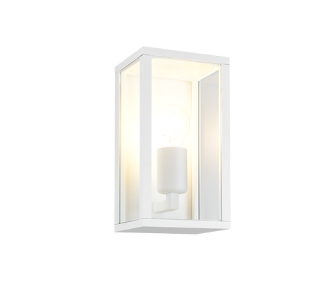 Aplique de exterior Trio Garonne blanco mate IP44 201860131