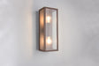 Aplique de exterior Trio Garonne LED rusty 2700K IP44 38cm 201860224