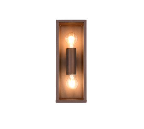 Aplique de exterior Trio Garonne LED rusty 2700K IP44 38cm 201860224