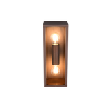 Aplique de exterior Trio Garonne LED rusty 2700K IP44 38cm 201860224