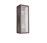 Aplique de exterior Trio Garonne LED rusty 2700K IP44 38cm 201860224