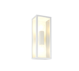 Aplique de exterior Trio Garonne 2 luces blanco mate IP44 38cm 201860231