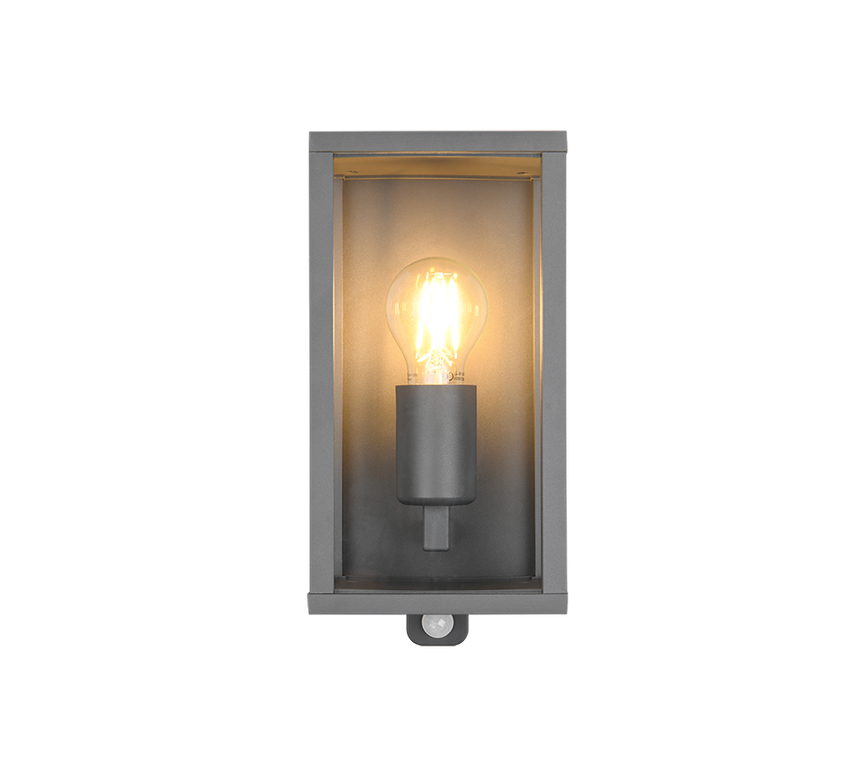 Aplique de exterior Trio Garonne LED antracita 2700K IP44 201869142