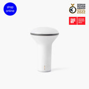 Lámpara de mesa Faro Buddy portátil LED opal 2700K 20208