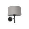Lámpara de pared aplique Faro Windsor E27 LED negro y gris 20221-129