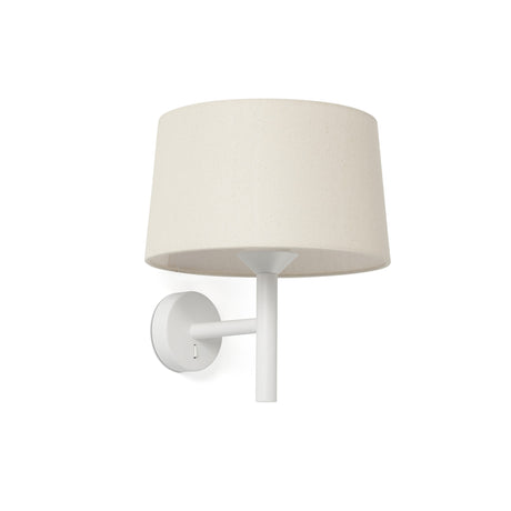 Lámpara de pared aplique Faro Windsor E27 LED blanco mate 20222-150