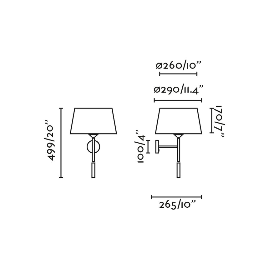 Lámpara de pared aplique Faro Windsor con lector E27 LED negro mate 20223-150