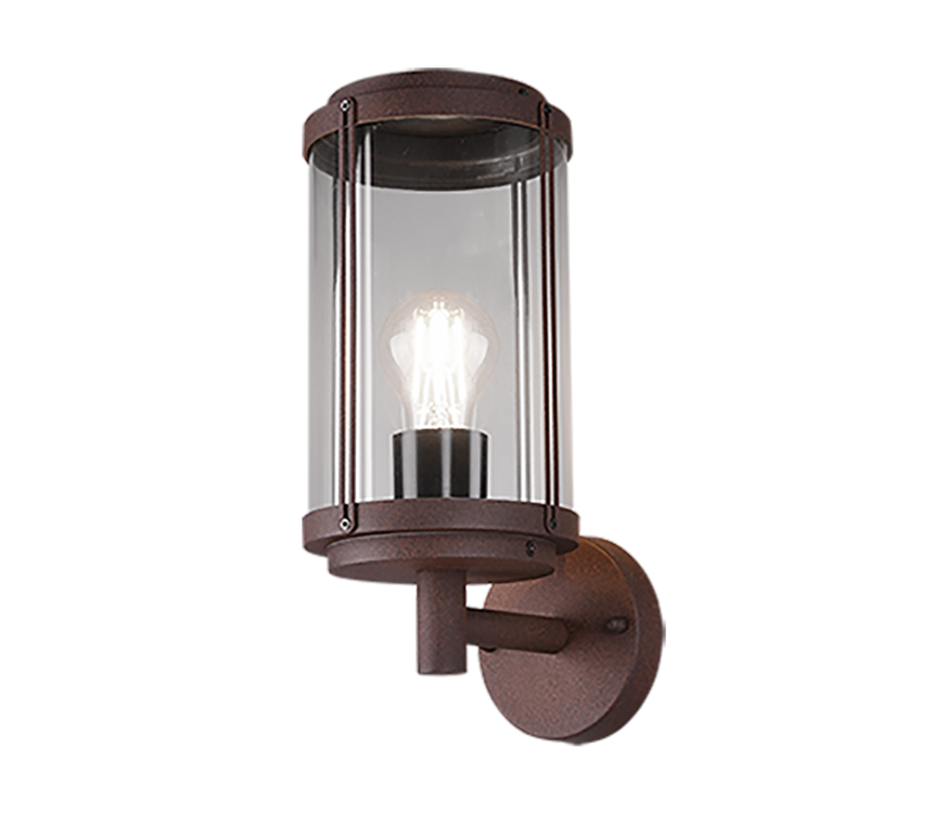 Aplique de exterior Trio Tanaro óxido IP44 32,5cm 2