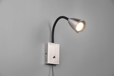 Aplique de pared Trio Wanda LED níquel mate 3000K 202670107