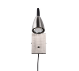 Aplique de pared Trio Wanda LED níquel mate 3000K 202670107