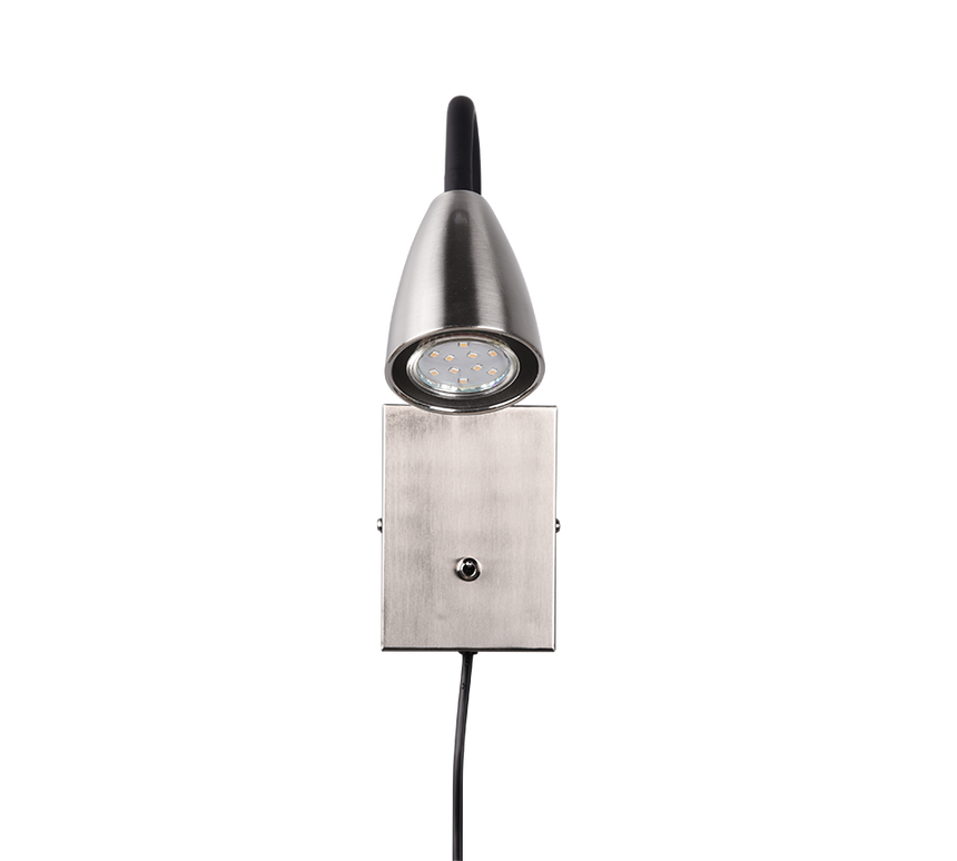 Aplique de pared Trio Wanda LED níquel mate 3000K 202670107