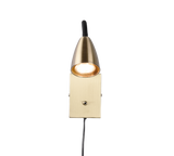 Aplique de pared Trio Wanda LED latón mate 3000K 202670108