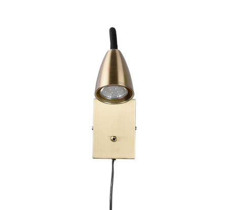 Aplique de pared Trio Wanda LED latón mate 3000K 202670108